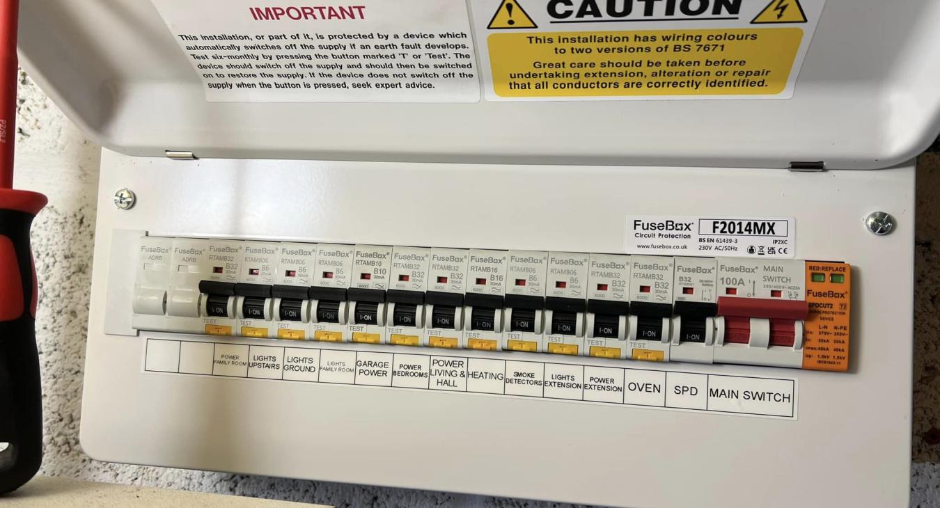Fuse-box upgrade in Walton-on-Thames