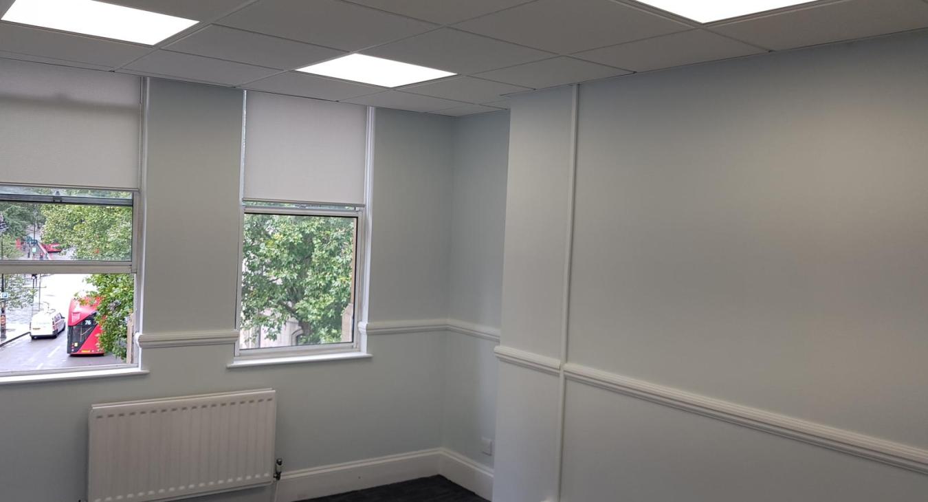 Commercial office lighting by precision Electrical Walton on Thames