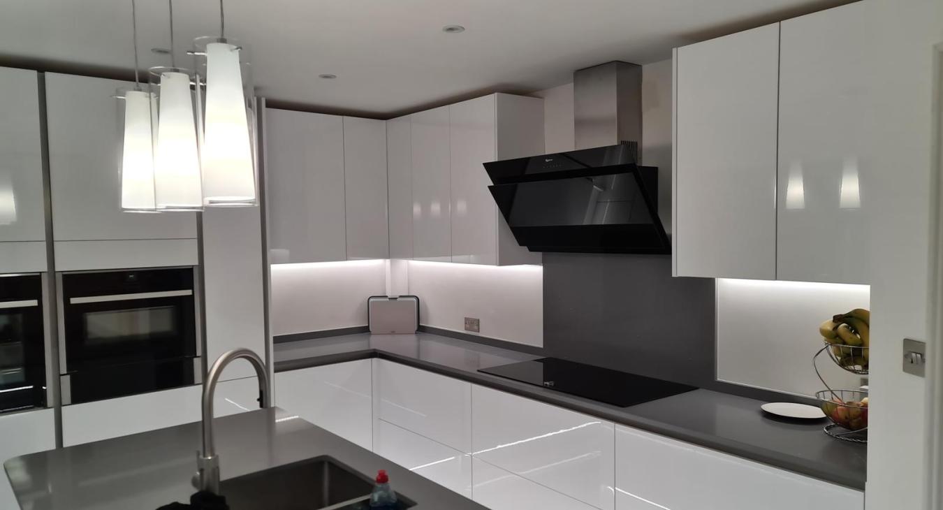 Under cabinet lights installed by Precision Electrical Walton on Thames