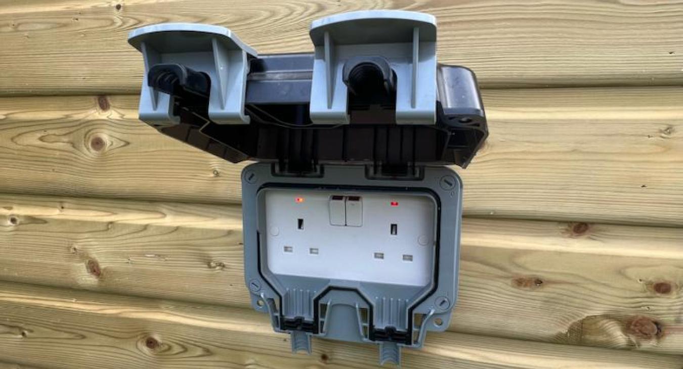 Outside Socket installation by Precision electrical Services in Walton-on Thames