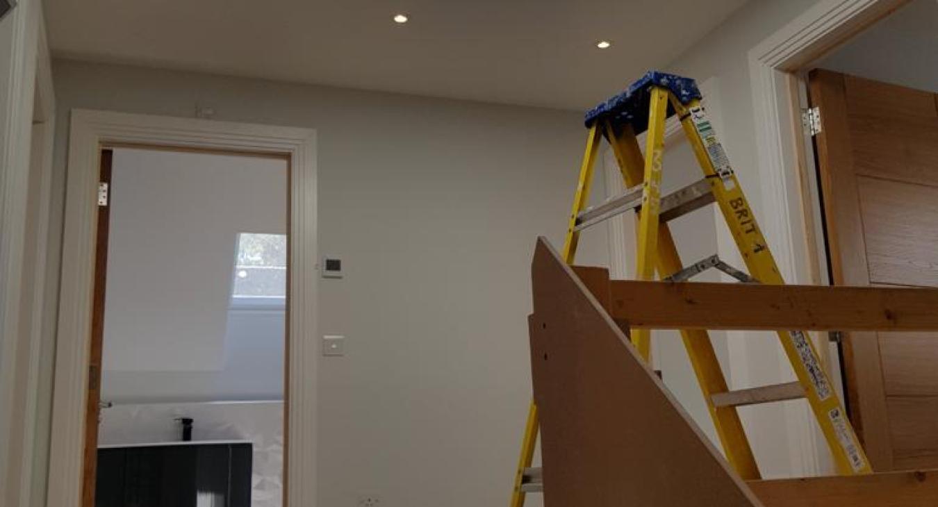 Downlight installation by Precision Electrical Services in Walton-on Thames