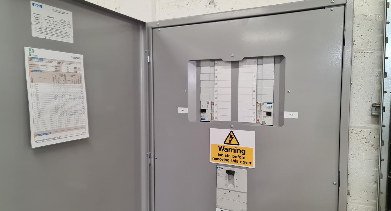 LED Lighting and Power Upgrade – Warehouse Electrical Installation - Precision Electrical Services, Walton on Thames