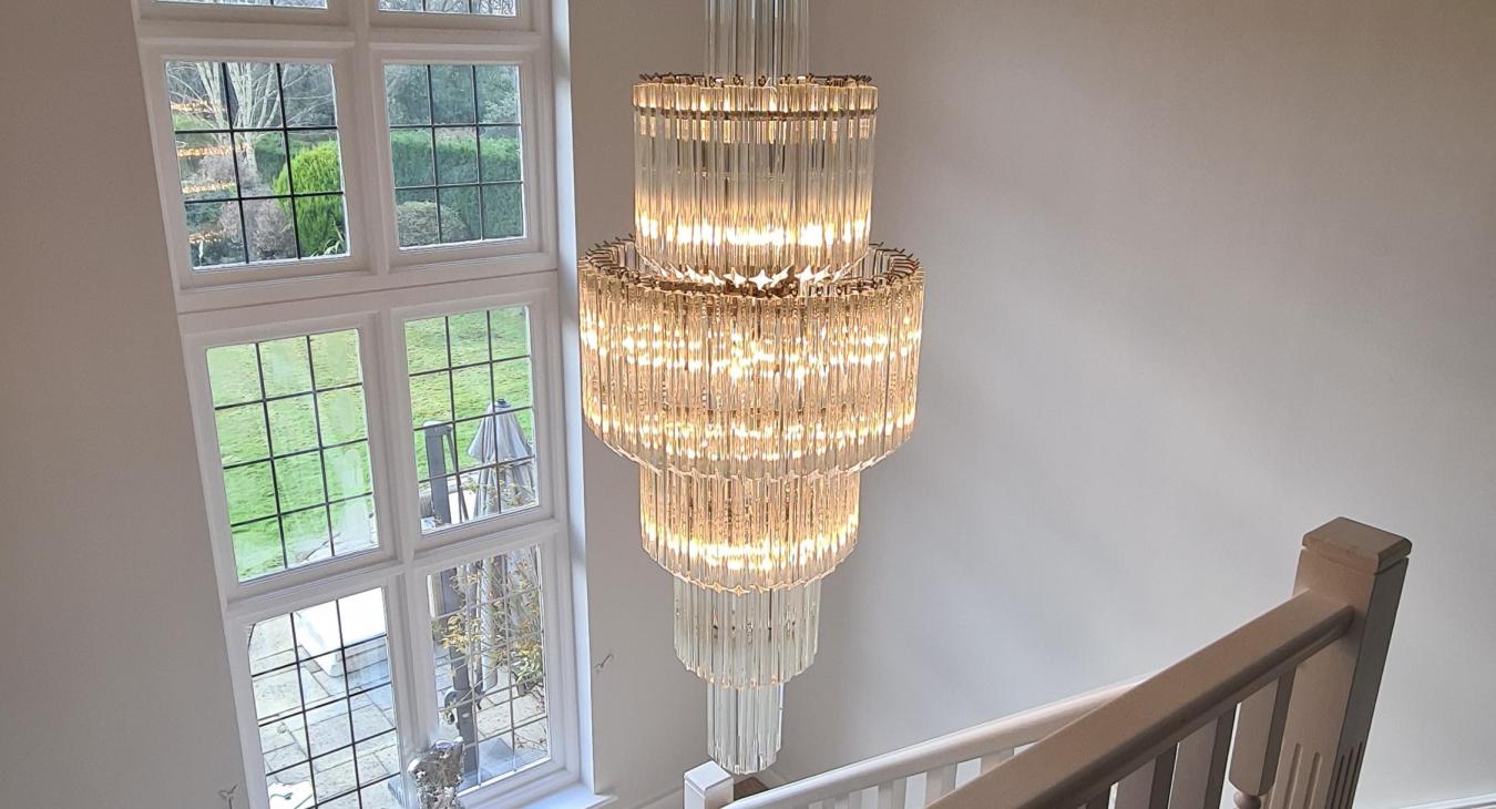 Chandelier Installation – Cobham