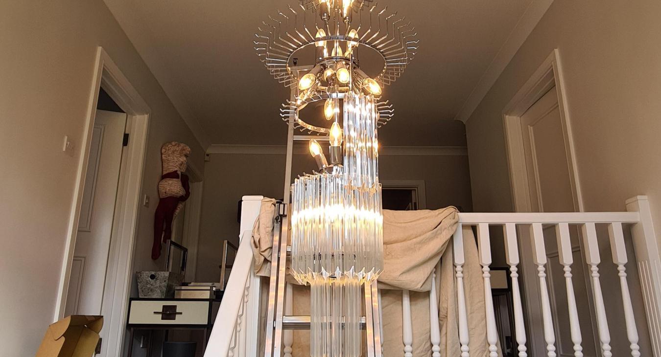 Chandelier Installation – Cobham