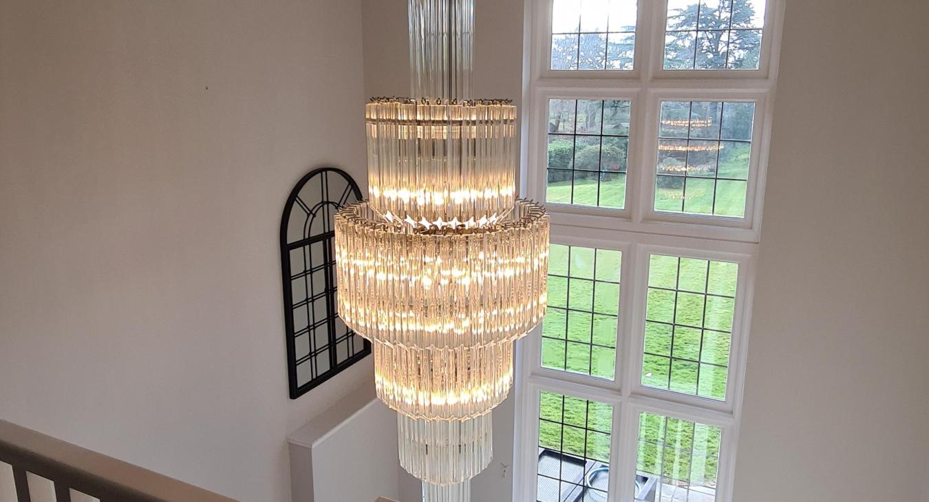 Chandelier Installation – Cobham
