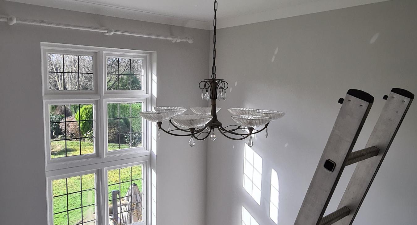 Chandelier Installation – Cobham