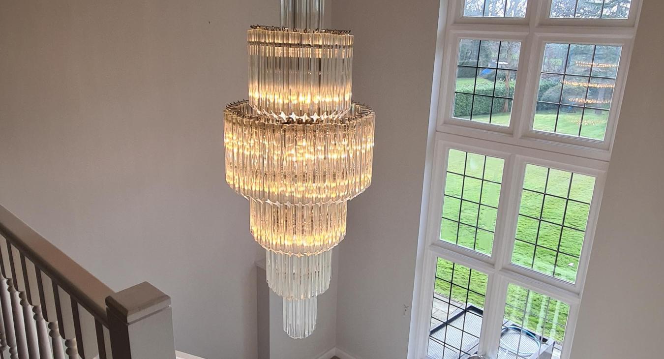 Chandelier Installation – Cobham
