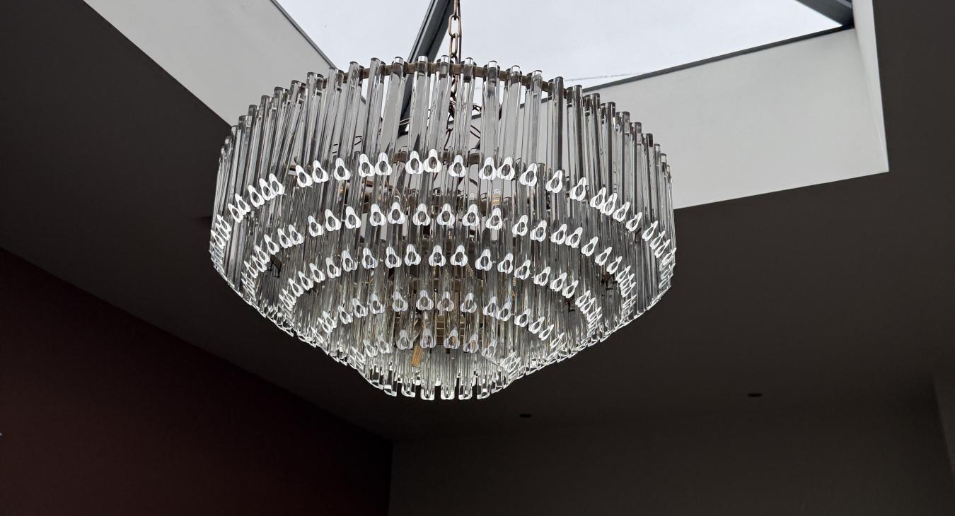 Chandelier Installation – Thames Ditton