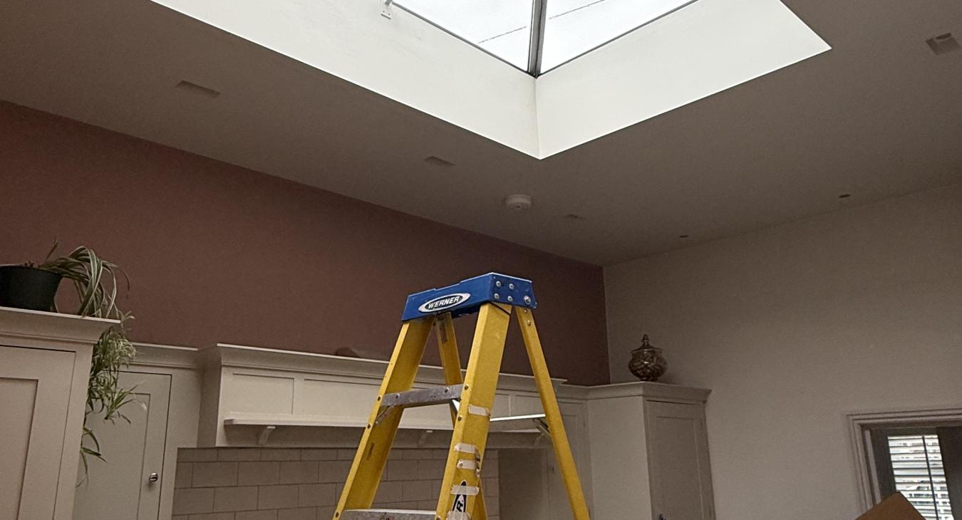 Chandelier Installation – Thames Ditton