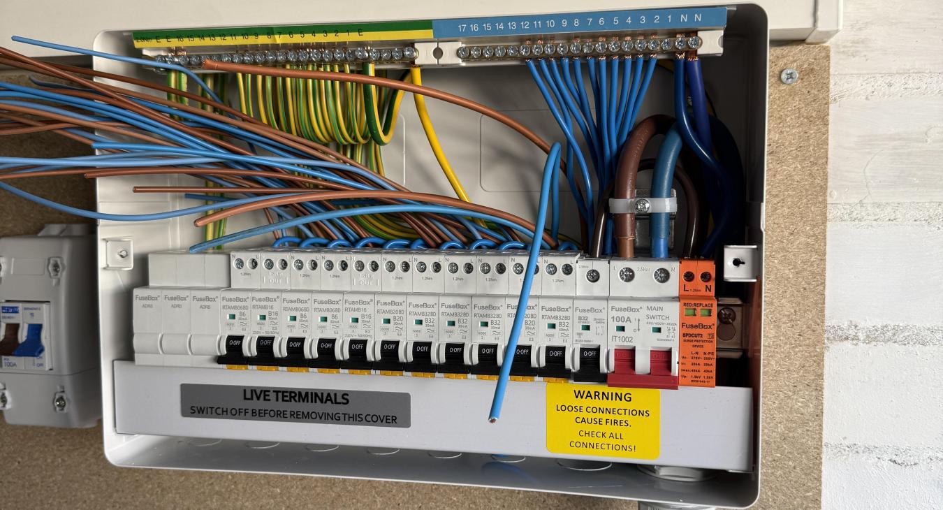 House Rewire in Weybridge with New 18th Edition Consumer Unit Installation