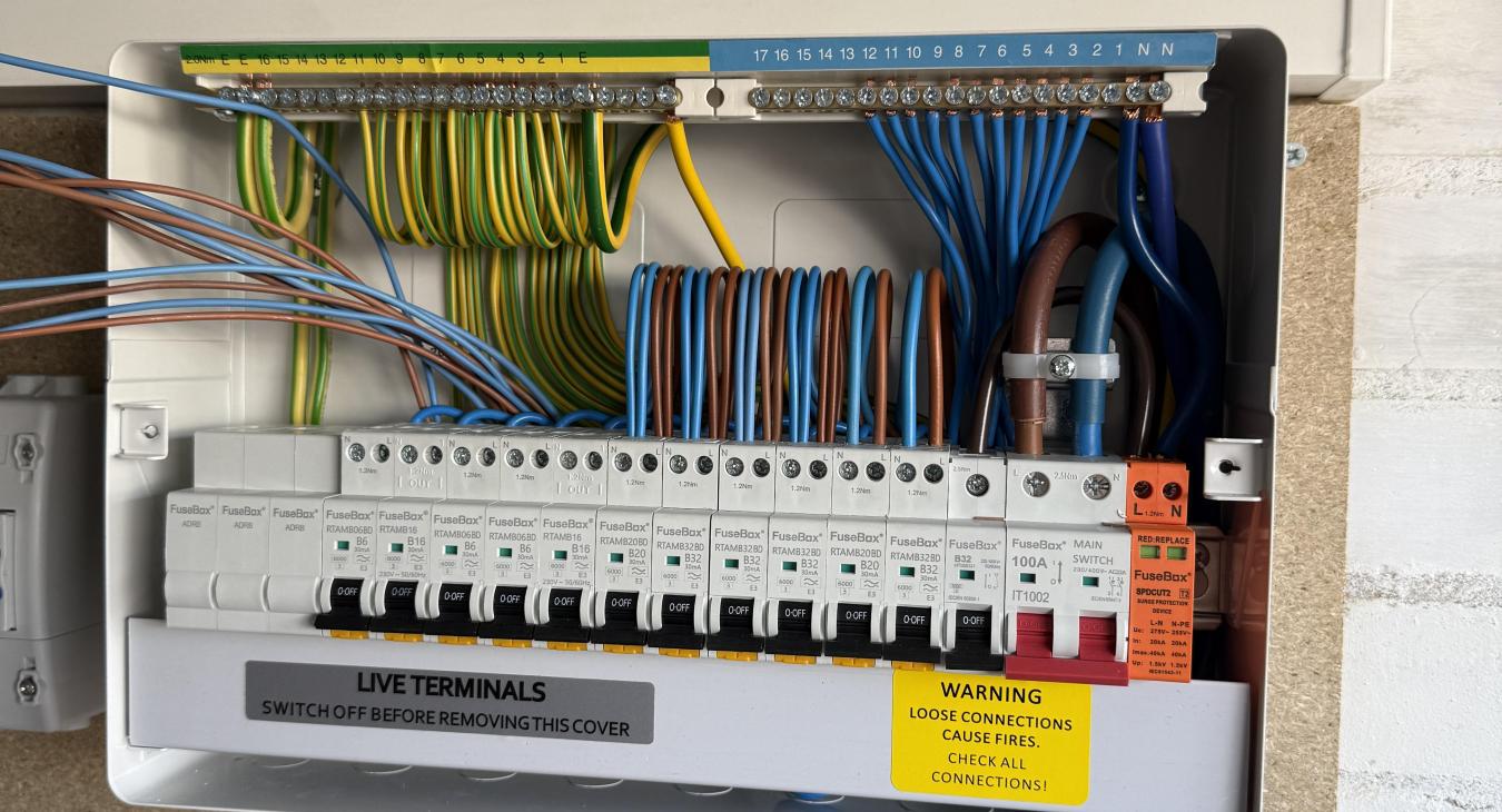 House Rewire in Weybridge with New 18th Edition Consumer Unit Installation