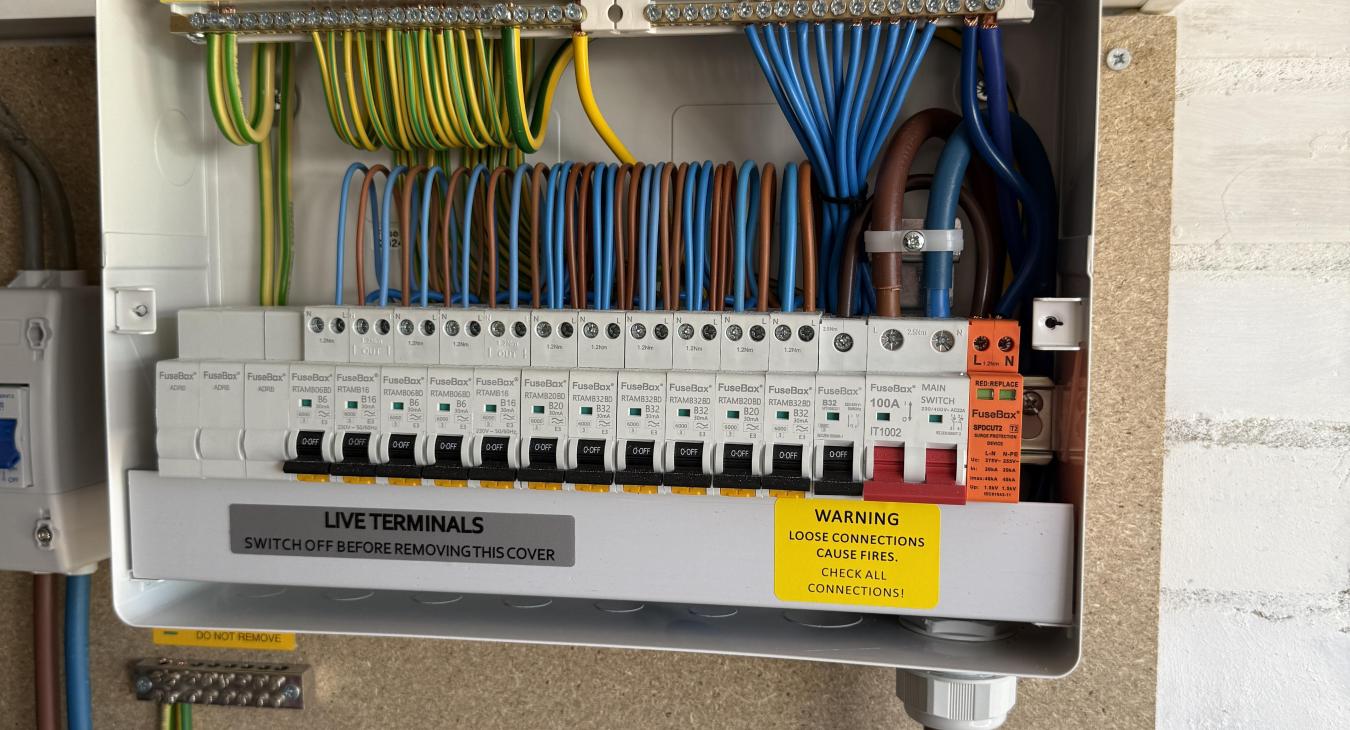 House Rewire in Weybridge with New 18th Edition Consumer Unit Installation
